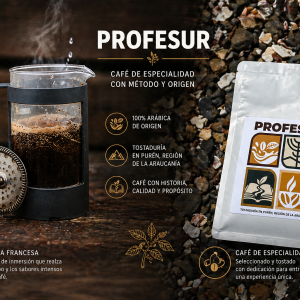Pack 1 Café Colombiano Caicedo Blend 230 g +Prensa Francesa